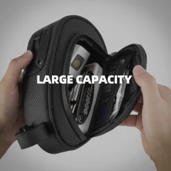 ROCKBROS Bike Saddle Bag Under Seat with Adjustable Mounting, Large Storage Pouch