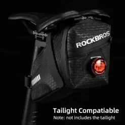 ROCKBROS Bike Saddle Bag Under Seat 1.5L Cycling Accessories Storage Pouch