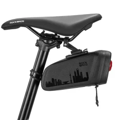 ROCKBROS Bike Saddle Bag Waterproof with Brake Sensor Tail Light