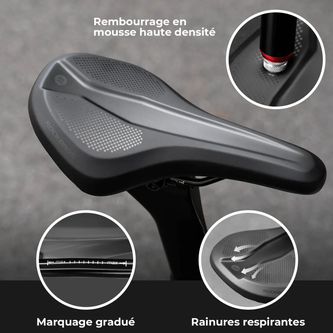 ROCKBROS Bike Saddle Comfortable