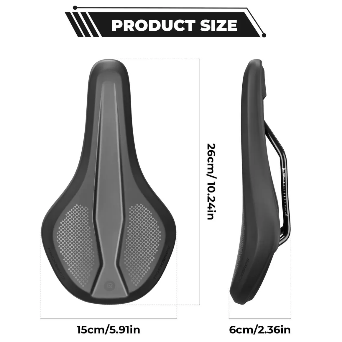 ROCKBROS Bike Saddle Comfortable