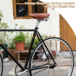 ROCKBROS Bike Saddle Retro Style