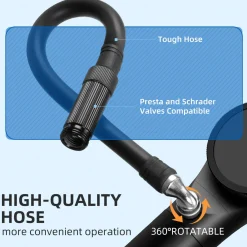 ROCKBROS Bike Tire Shock Mini Pump 320PSI High Pressure