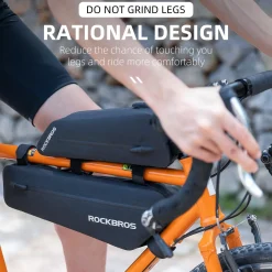 ROCKBROS Bike Top Tube Bag Bike Frame Bag For Super 73Waterproof 2 pieces combi