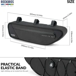 ROCKBROS Bike Triangle Bag-Road to sky