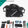 ROCKBROS Bike Trunk Bag Top Expandable Rear Rack Bag, EVA Hard Shell