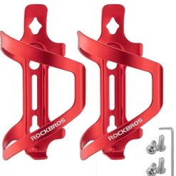 ROCKBROS Bike Water Bottle Holder Alloy Aluminum Bicycle Cage for Road and Mountain Bikes