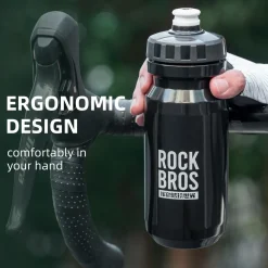 ROCKBROS Bike Water Bottle Squeeze Bicycle Water Bottle BPA-Free