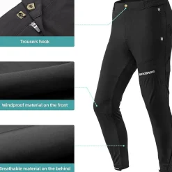 ROCKBROS Breathable Cycling Trousers 2 in 1 With Quick-Drying Padding