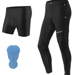 ROCKBROS Breathable Cycling Trousers 2 in 1 With Quick-Drying Padding
