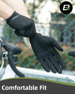 ROCKBROS Breathable Cycling Gloves for Men - Touchscreen MTB Gloves