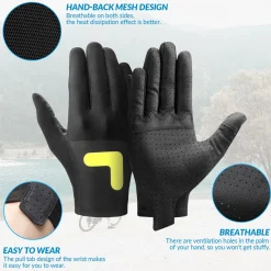 ROCKBROS Breathable Touchscreen Non-Slip Lightweight Cycling Gloves for MTB