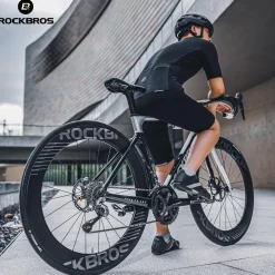 ROCKBROS 700c Carbon Fiber Disc Rim 38/50/65 mm 1.6-1.7 kg Clincher Wheelset