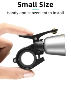 ROCKBROS Classic Brass Bike Bell Loud Easy Install Fits Most Handlebars