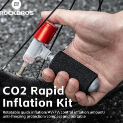 ROCKBROS CO2 Inflator for Bike Tires 160PSI