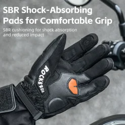 ROCKBROS Cold Weather Warm Motorcycle Winter Gloves for Men with Touchscreen