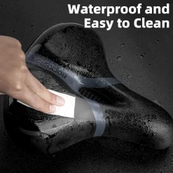 ROCKBROS Comfort Gel Bike Seat Breathable Waterproof Saddle Cruiser/Mountain/Fat Bikes
