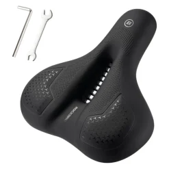 ROCKBROS Comfort Gel Bike Seat Breathable Waterproof Saddle Cruiser/Mountain/Fat Bikes