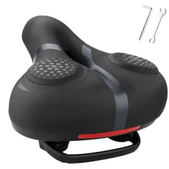 ROCKBROS Comfort Gel Bike Seat Breathable Waterproof Saddle Cruiser/Mountain/Fat Bikes