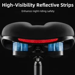 ROCKBROS Comfort Gel Bike Seat Breathable Waterproof Saddle Cruiser/Mountain/Fat Bikes
