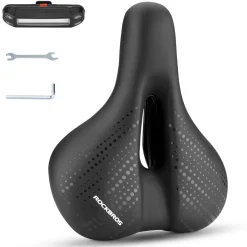 ROCKBROS Comfort Gel Bike Seat Breathable Waterproof Saddle Cruiser/Mountain/Fat Bikes
