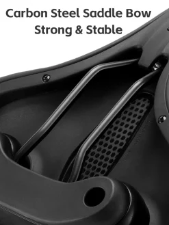 ROCKBROS Comfort Shock Absorption Bike Saddle Soft Wide Seat for Men Women