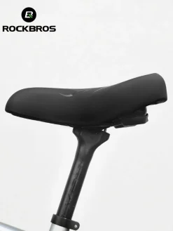 ROCKBROS Comfort Shock Absorption Bike Saddle Soft Wide Seat for Men Women