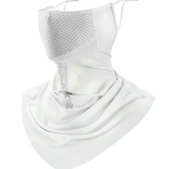 ROCKBROS Cooling Neck Gaiter with Ear Loops – Breathable Summer Face Cover for Cycling Fishing