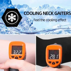 ROCKBROS Cooling Neck Gaiter Face Mask Fishing Scarf Face Cover for Men Women
