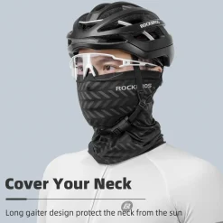 ROCKBROS Cooling Neck Gaiter Face Mask Fishing Scarf Face Cover for Men Women