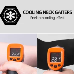 ROCKBROS Cooling Neck Gaiter Face Mask Fishing Scarf Face Cover for Men Women