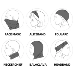 ROCKBROS Cooling Neck Gaiter Face Mask Fishing Scarf Face Cover for Men Women