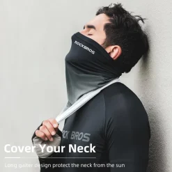 ROCKBROS Cooling Neck Gaiter Face Mask Fishing Scarf Face Cover for Men Women