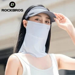 ROCKBROS Cooling Neck Gaiter with Ear Loops – UV Protection for Cycling