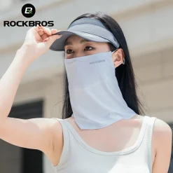ROCKBROS Cooling Neck Gaiter with Ear Loops – UV Protection for Cycling