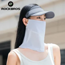 ROCKBROS Cooling Neck Gaiter with Ear Loops – UV Protection for Cycling