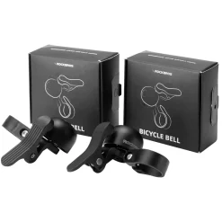 ROCKBROS Copper Alloy Bike Bell Clear Loud 100dB Sound, Sturdy Bell for Handlebars