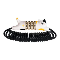 ROCKBROS Cute Cat Password Bike Lock 51.2in