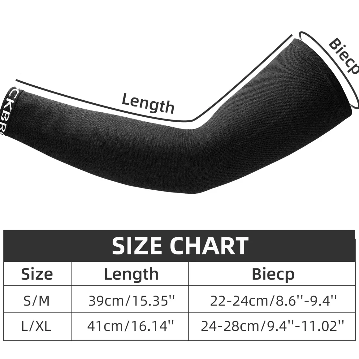 ROCKBROS Cycling Arm Warmers for Men and Women Thermal Knit Arm Sleeves for Running Football Driving