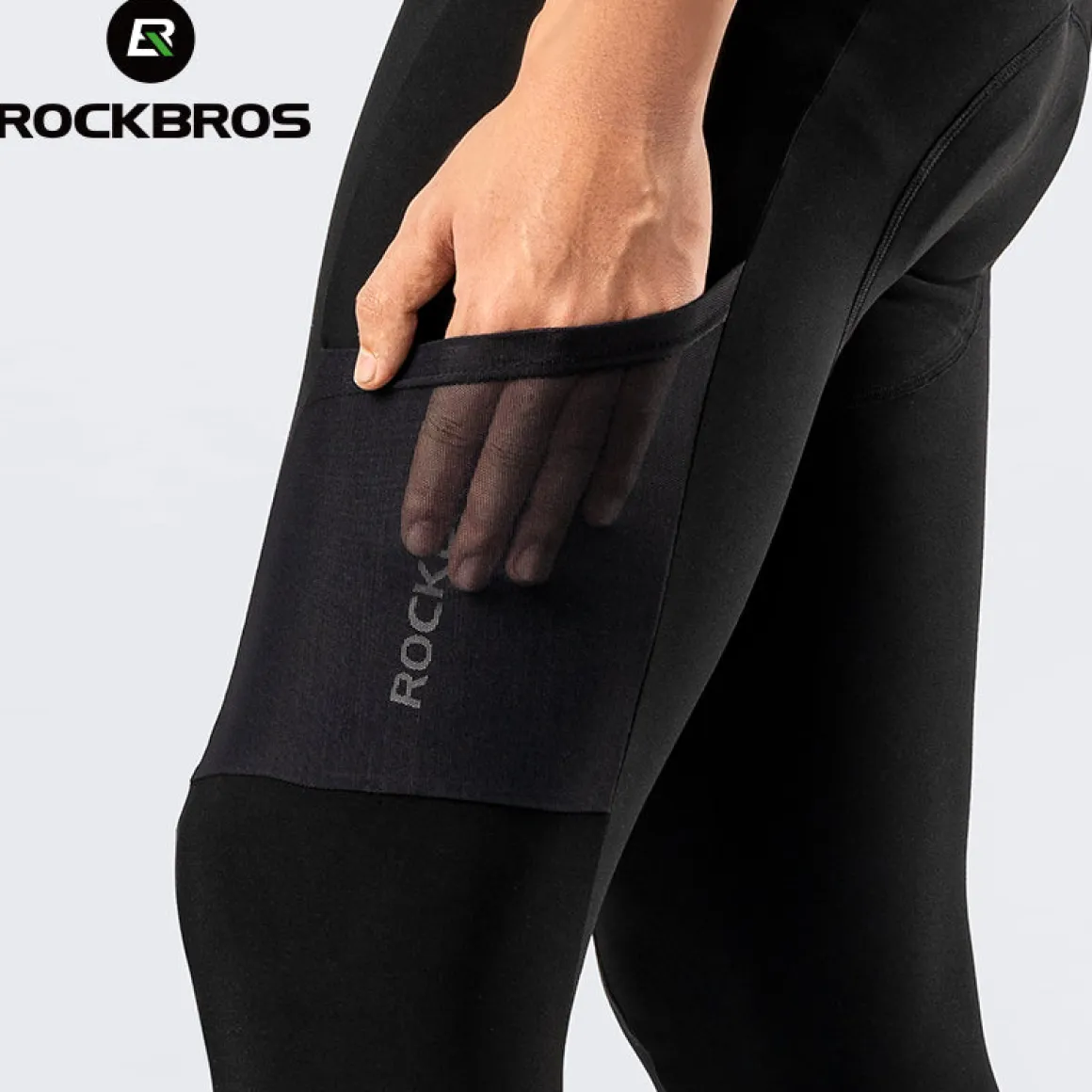 ROCKBROS Cycling Bibs with 3D Padded Stretch Bike Pants