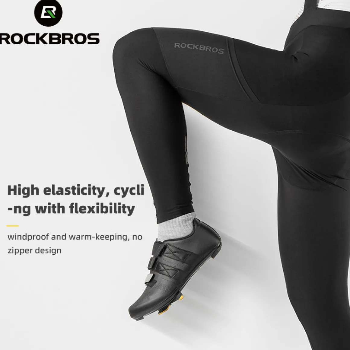 ROCKBROS Cycling Bibs with 3D Padded Stretch Bike Pants