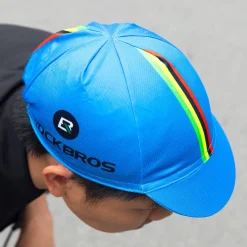 ROCKBROS Cycling Cap Sun Visor Ployester Breathable Rainbow Hat for Men Women
