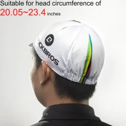 ROCKBROS Cycling Cap Sun Visor Ployester Breathable Rainbow Hat for Men Women