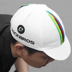 ROCKBROS Cycling Cap Sun Visor Ployester Breathable Rainbow Hat for Men Women