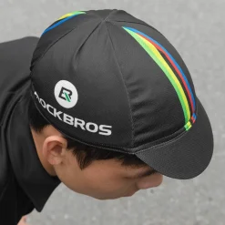 ROCKBROS Cycling Cap Sun Visor Ployester Breathable Rainbow Hat for Men Women