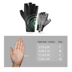 ROCKBROS Cycling Gloves Fitness Half Finger Extension Outdoor Mountaineering