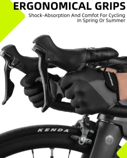 ROCKBROS Cycling Gloves for Men Women Breathable Gel Pad Road Mountain Bike Gloves