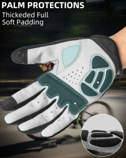 ROCKBROS Cycling Gloves for Men Women Breathable Gel Pad Road Mountain Bike Gloves