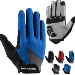 ROCKBROS Cycling Gloves for Men Women Breathable Gel Pad Road Mountain Bike Gloves