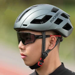 ROCKBROS Cycling MTB Road Bike Helmet Integrally Magnetic Cover Bicycle Helmet